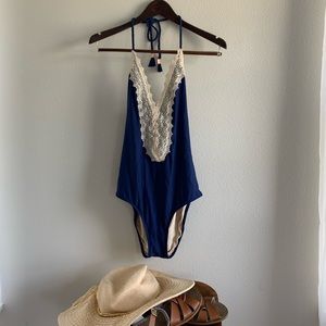Anthropologie Swimsuit - navy